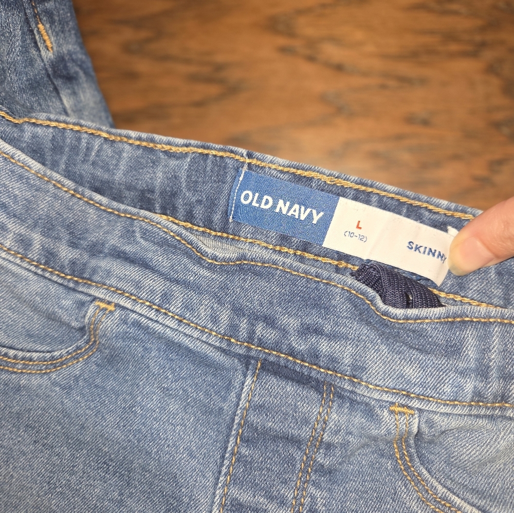 Girls Jeans Size 10 Lot Of Three, Old Navy, Wranger, Bootcut - Picture 2 of 6